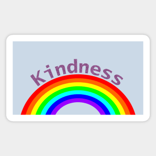 Purple Kindness Rainbow Sticker